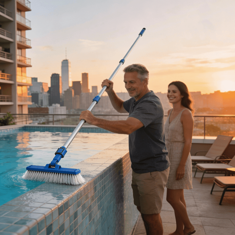 Anbule Custom Telescopic Pool Poles OEM Manufacturer in China