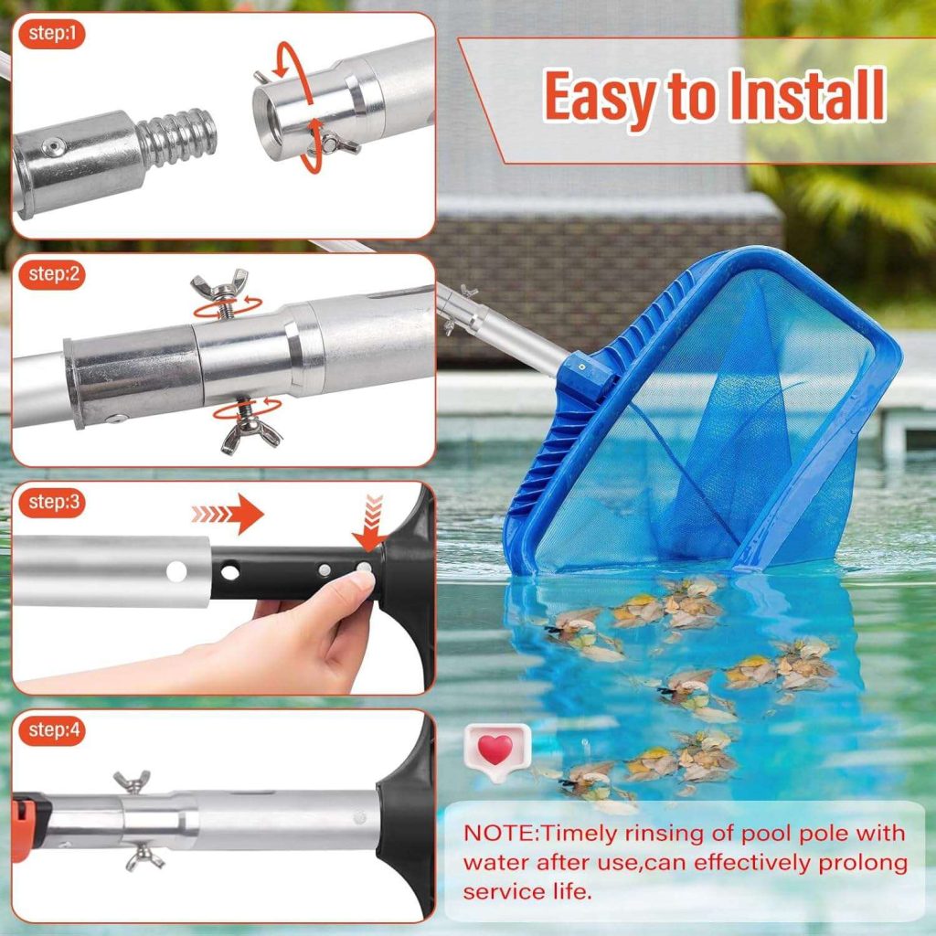 Anbule Custom Telescopic Pool Poles OEM Manufacturer in China 3