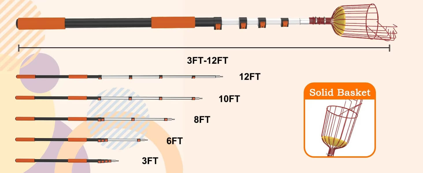 Anbule Custom Telescoping Fruit Pickers Manufacturer