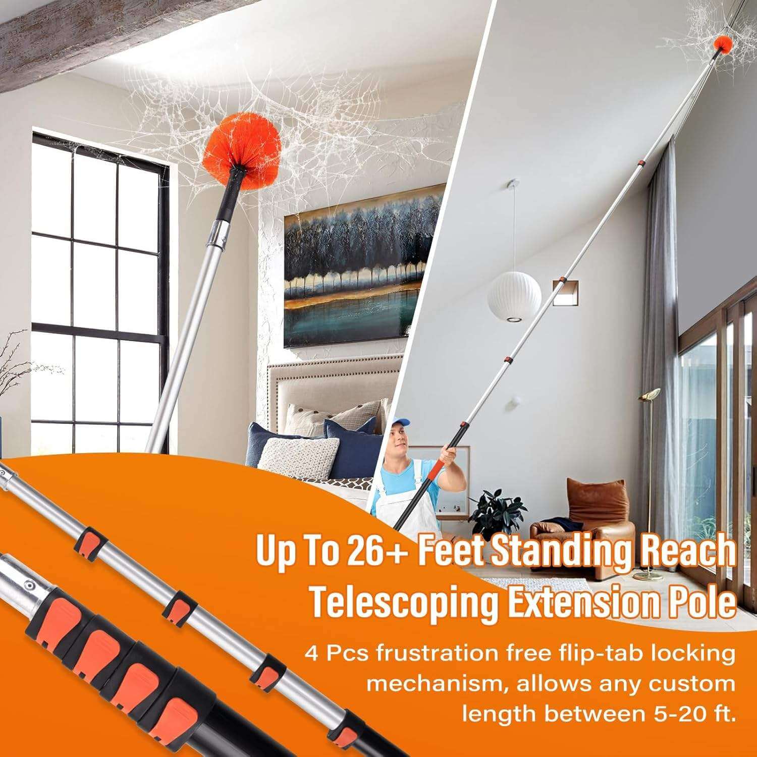 Anbule Custom Dusting Telescopic Poles Manufacturer