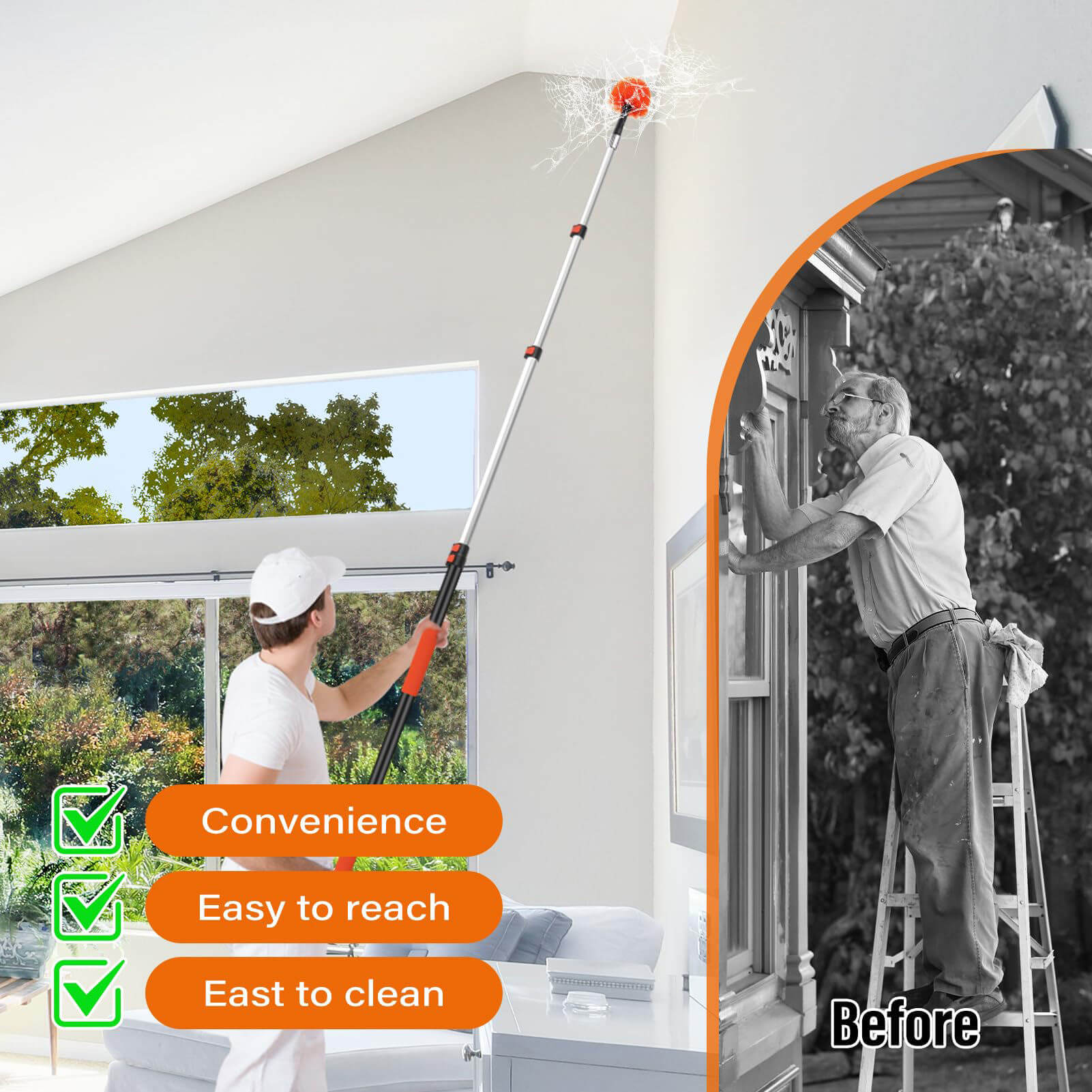 Anbule Custom Dusting Telescopic Poles Manufacturer