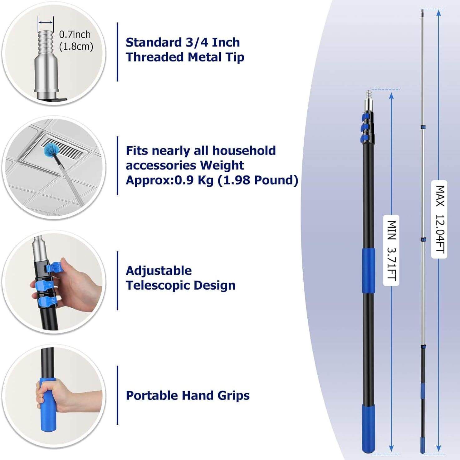 Anbule Custom Dusting Telescopic Poles Manufacturer
