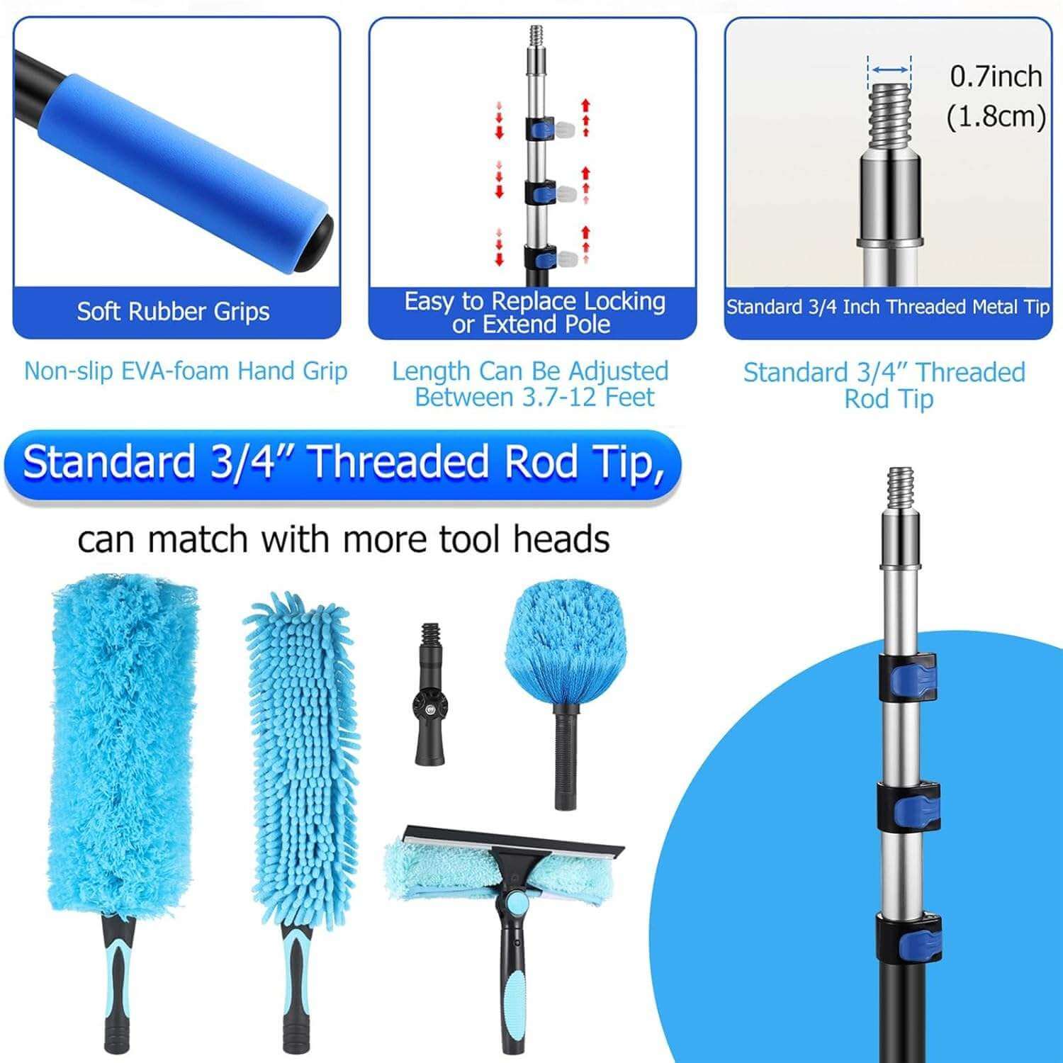 Anbule Custom Dusting Telescopic Poles Manufacturer
